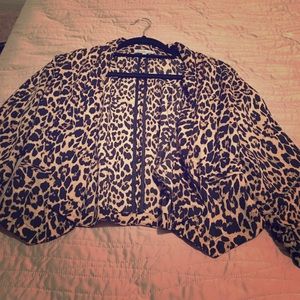 Leopard Blazer